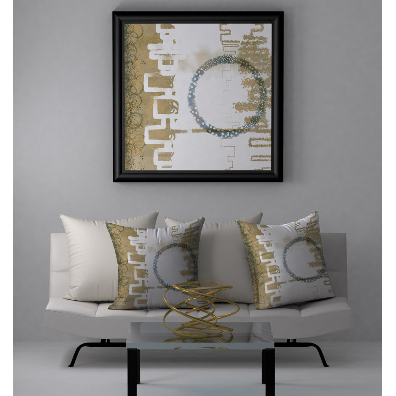 Housse de coussin décorative carrée à coussin décoratif Debonair, 20 po X 20 po