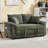 Compression Sofas With Storage, 58 Inch Chenille Modern Sleeper For Home