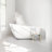 59'' x 30.75'' Freestanding Soaking Acrylic Bathtub