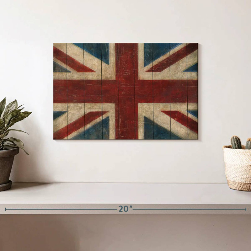 Borges Union Jack, H 8 po x l 12 po