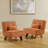 Kayala Armless Modular Upholstered Accent Lounge Chair with Pillow (Set of 2)-114214118