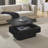 38.6" Lift-Top Black Coffee Table with Hidden Storage-1036735562