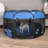 PETMAKER 42"x25" Pop-Up Pet Playpen, Blue