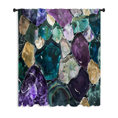 Rideau transparent en polyester Koneta