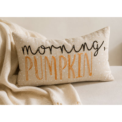 Embroidered Throw Pillow