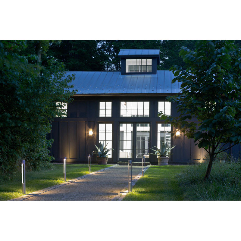 Sutcliffe Aged Zinc 3 - Bulb Outdoor Wall Lantern