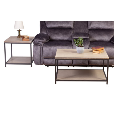 Anayanci 2 - Piece Solid Wood Top Living Room Table Set
