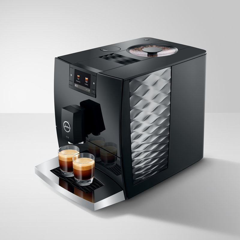 C9 Piano Black Automatic Coffee Machine, Black