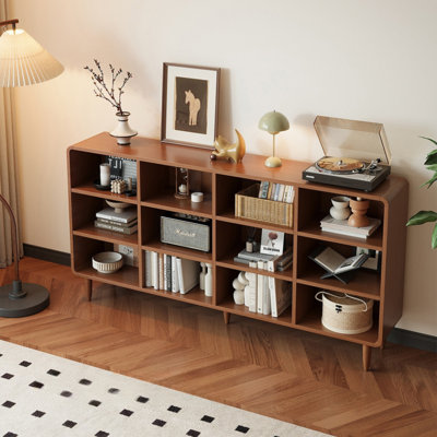 Simple and Retro Brown Display Cabinet