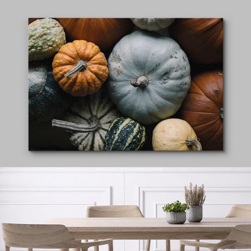 Pumpkin " Autumn Harvest Thanksgiving Pumpkins Nature Wilderness ", 12" H x 18" W