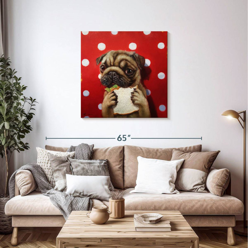 Ketti Pugalicious, 36" H x 36" W