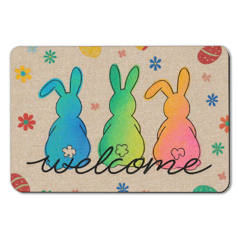 Tapis de bain Welcome Bunnies, 36 x 24 po