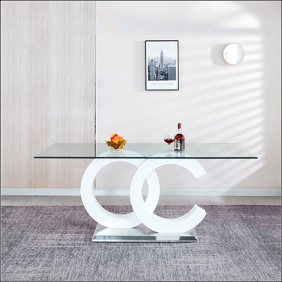 Tempered Glass Dining Table