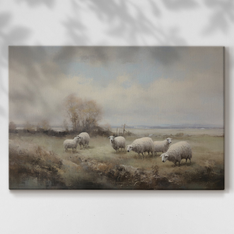 Paysages rétro-CXCIX -Galerie enveloppée Cavas, 12 x 18