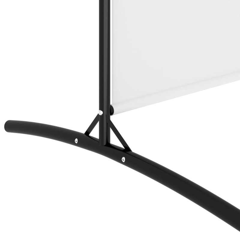 Kyen 457.2cm H Folding Room Divider, White, 4, 180cm H x 698cm W