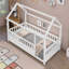 Lit simple en bois avec structure de toit de maison, garde-corps de clôture-6477770-6477773