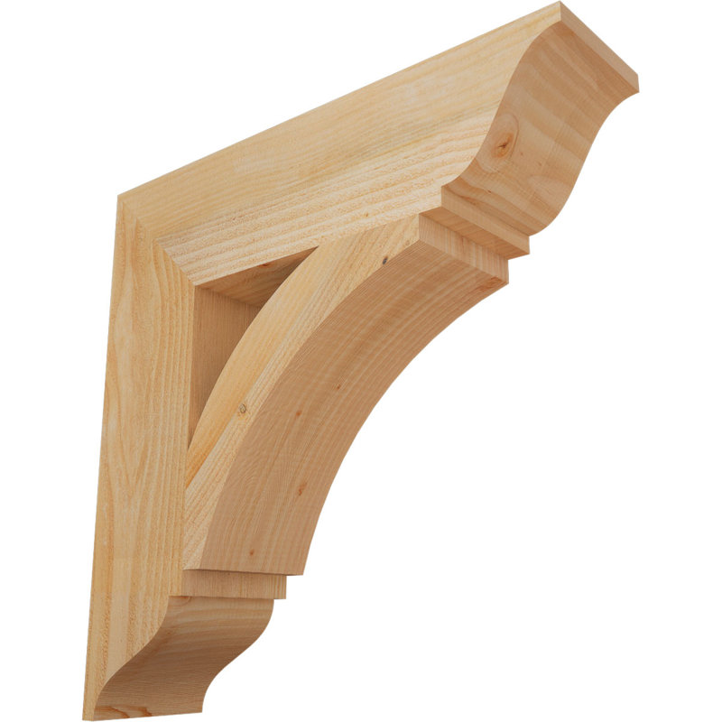 Thorton Traditional Bracket, Douglas Fir (Rough), 24"H x 6"W x 24"D