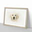 Golden Retriever Puppy in Abstract - Picture Frame Graphic Art Print-55735711-55735714