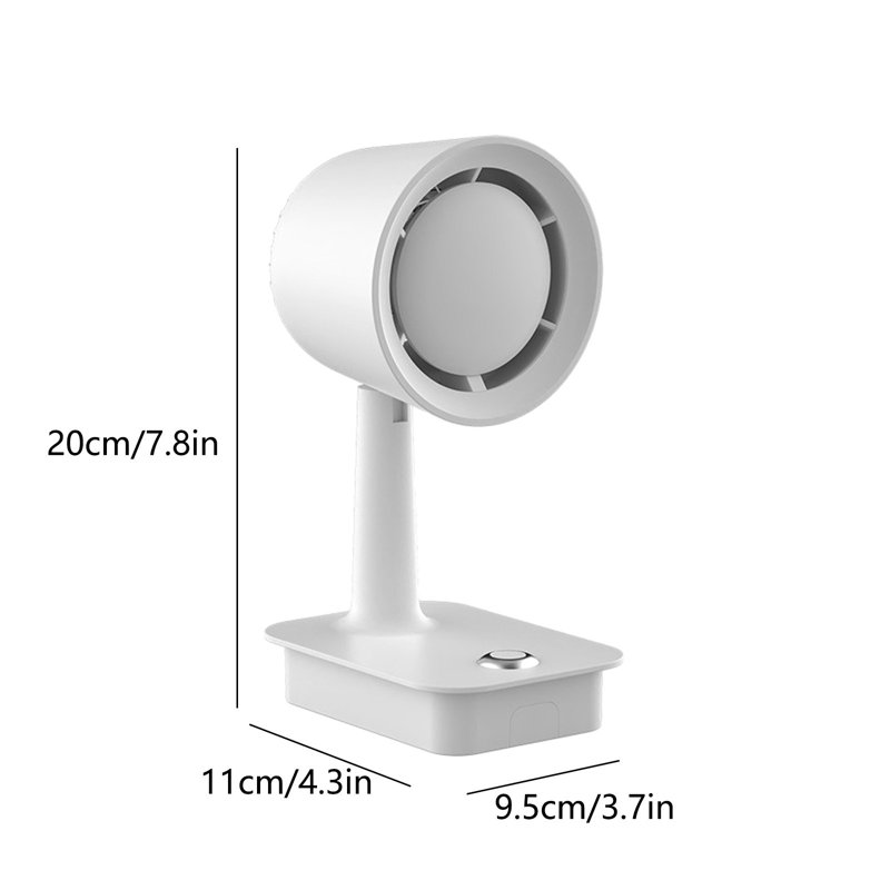 Ventilateur de bureau kbndieu, White