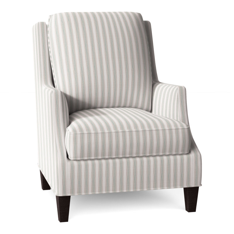 Fauteuil l 31,5 po Savannah, Espresso, Perigold Piccadilly rayé frêne