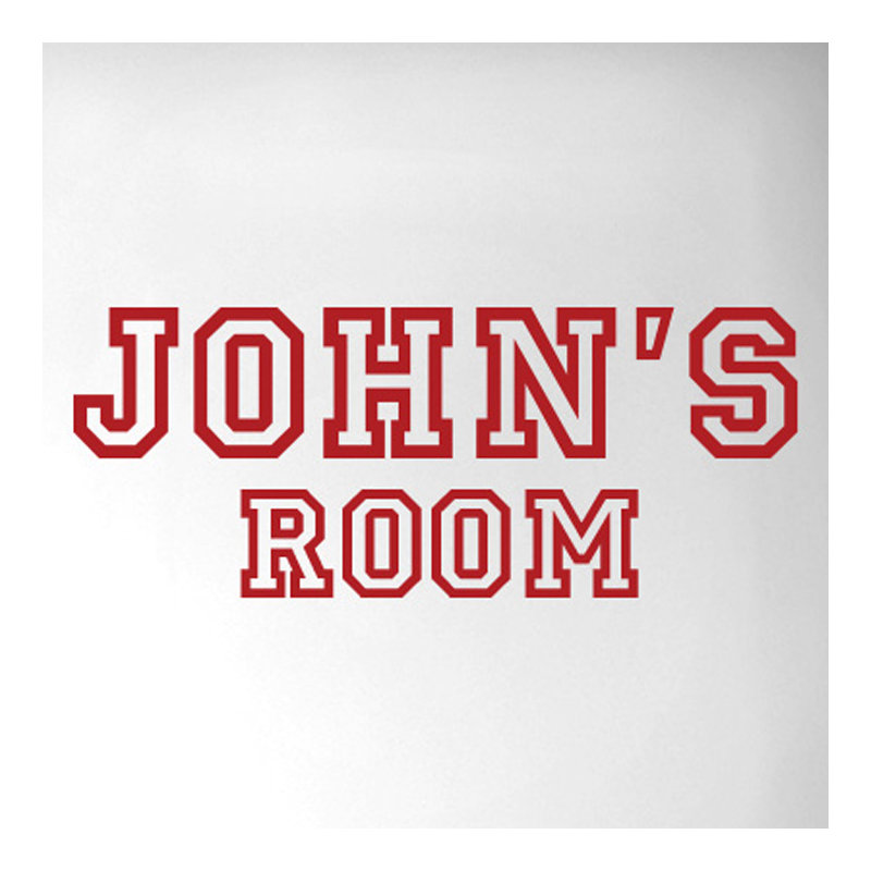 Wall Decal, Dark Red