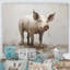 L'art des cochons II sur toile-97080228-97080223