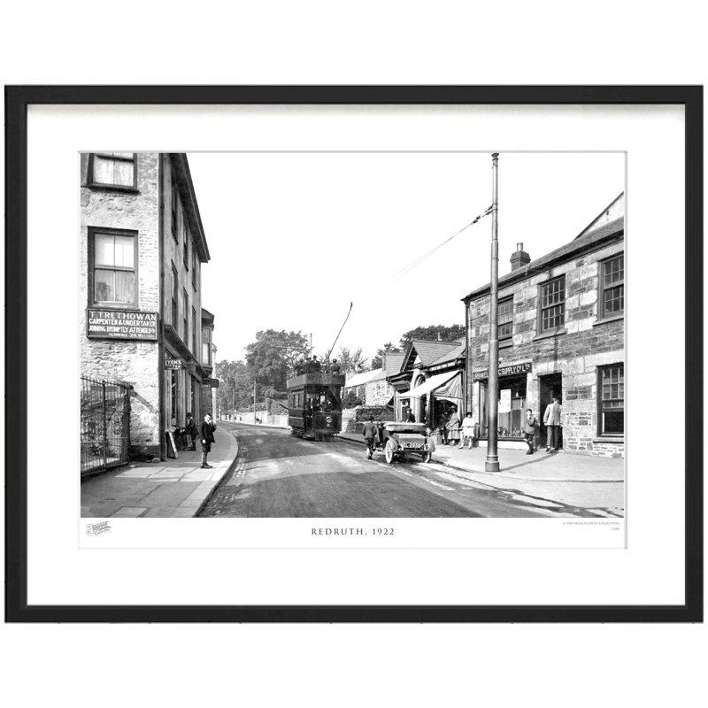 Redruth, 1922 by Francis Frith - Single Picture Frame Print, 45cm H x 60cm W x 2.3cm D