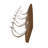 Lonni Solid Wood 4 - Hook Wall Mounted Coat Rack