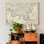 « map of asia »-reproduction d’art sur toile