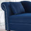 Chaise longue rembourrée avec accoudoirs roulés 64,5 po-129887203