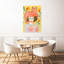 «Woman with Cat Hat», reproduction d'art mural abstrait-129895455