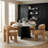 Dining Table White & Black