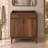 30" Mid-Century Modern Single Bathroom Vanity Base