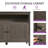 Menasseh Polyethylene Weather Resistant Outdoor Sideboard-336495968