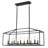 10 - Light 38" Wide Dimmable Kitchen Island Square / Rectangle Chandelier Farmhouse Linear Pendant for Dining Room-658056052