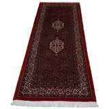 Hand Woven Cotton and Wool Oriental Area Rug