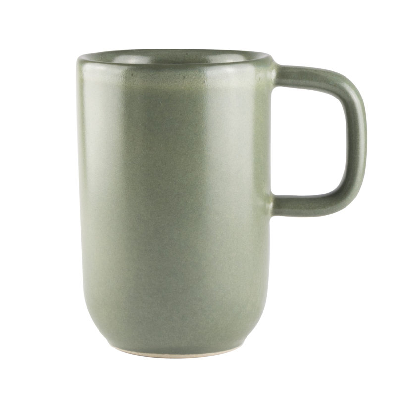 Tasse en grès olive Uno 380 ml