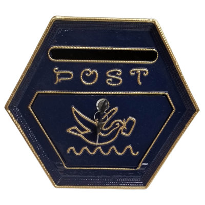 Noisette Wall Mounted Post Box