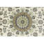 Tapis crème crème 4 x 6 Indo-Nain