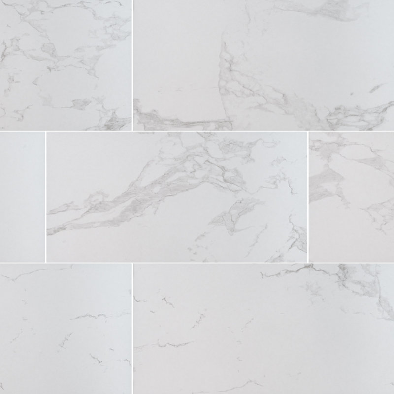 Chiara 12 in. x 24 in. Matte Porcelain Stone Look Floor and Wall Tile, Isla