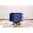Pangea Home Andrea 33" Wide Velvet Swivel Club/Lounge Chair – Navy Velvet - Modern Accent Chair with Curved Contemporary Design, Upholstered Lounge Chair for Living Room or Bedroom-1167402962