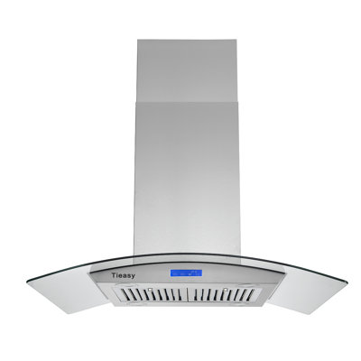 Hotte pour îlot de cuisine 36 pouces 700 CFM en acier inoxydable