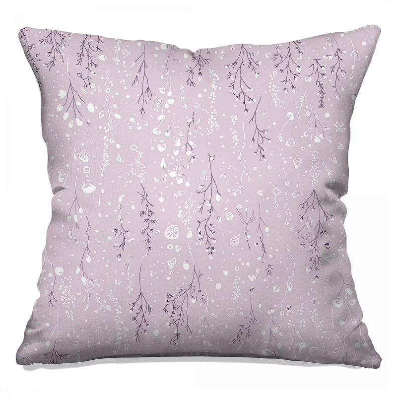 Floral Throw Pillow, Pattern Double Sided Pillows, 20 x 20 inches