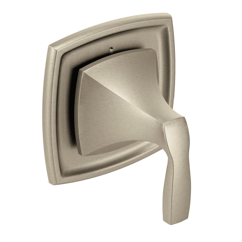 Voss Transfer Valve Trim with Lever Handle, Brushed Nickel