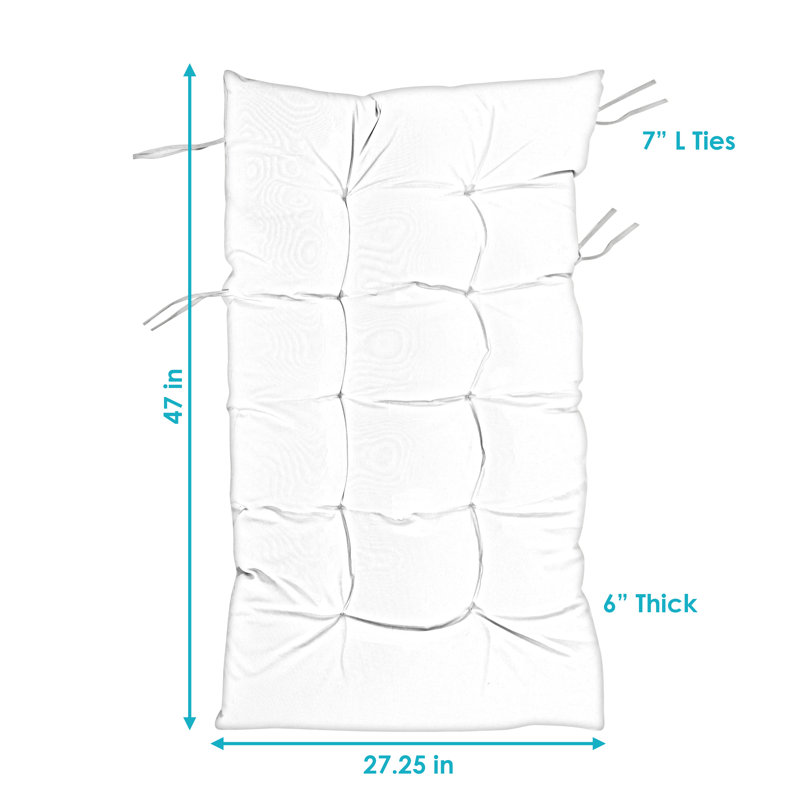 Coussin de remplacement pour chaise d'extérieur, Gris