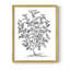 «B&W Plant Specule I», reproduction encadrée - bois massif-1728299174