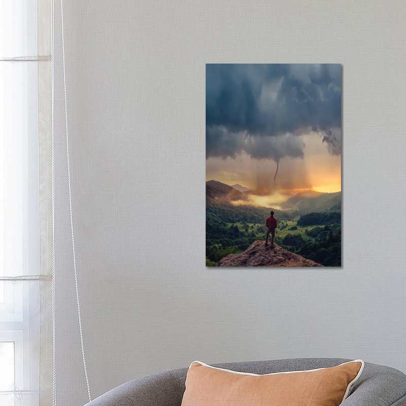 Tornado Thoughts by Brent Shavnore - Wrapped Canvas Gallery-Wrapped Canvas Giclée, 66.04 cm H x 45.72 cm W x 3.175 cm D