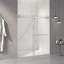 Porte de douche coulissante double sans cadre-127317967