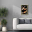 Toile épique Graffiti «Koi Fish On Black 1» par Chariklia Zarris, art mural 18 po x 26 po-1348504022