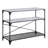 Black & Concrete Finish Kitchen Island